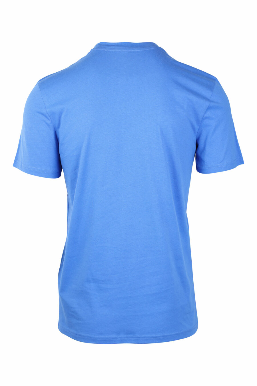 Moschino - Camiseta azul claro con maxilogo negro - BLS Fashion