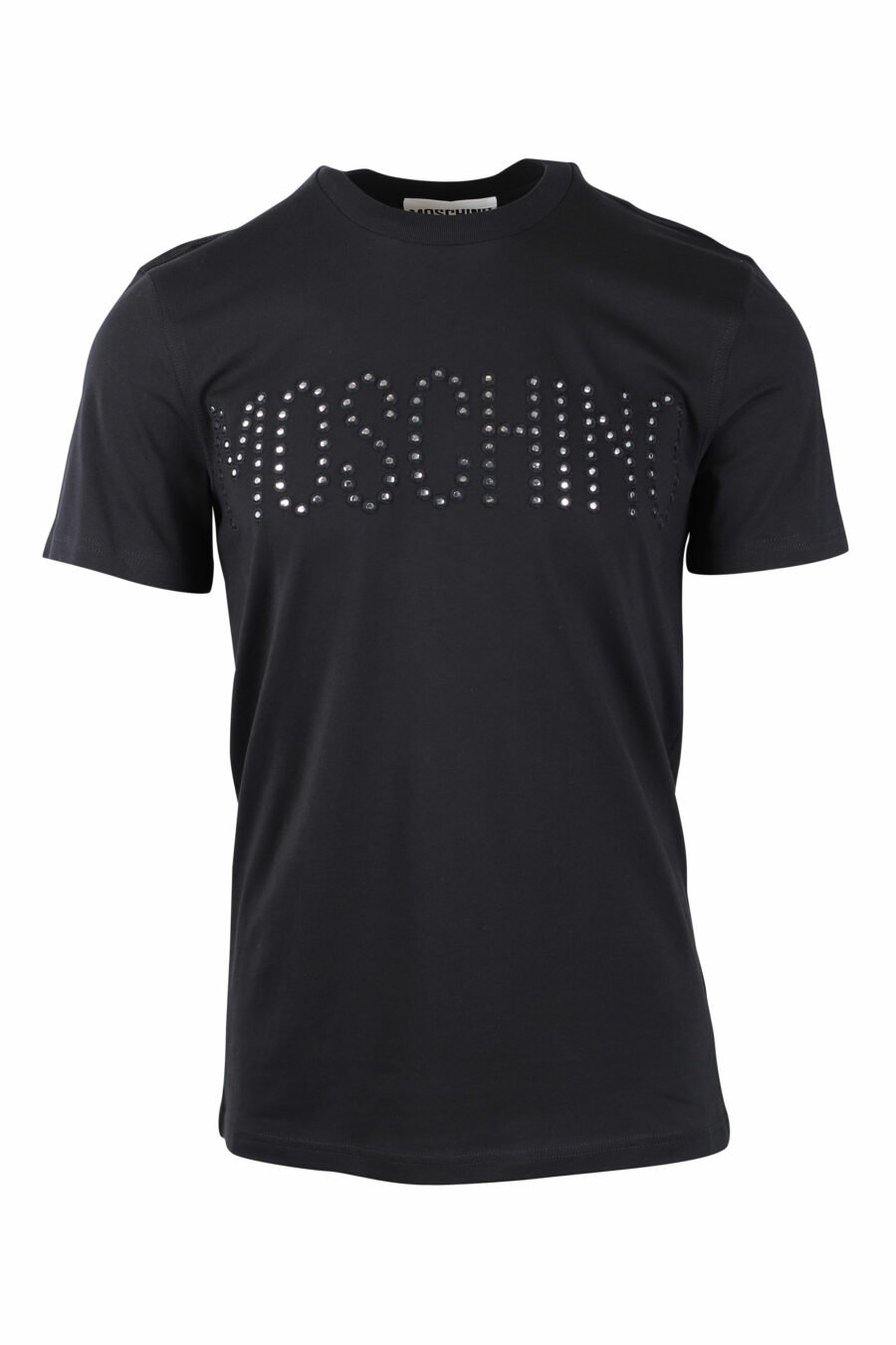 T-shirt noir avec maxilogo argenté - IMG 1467