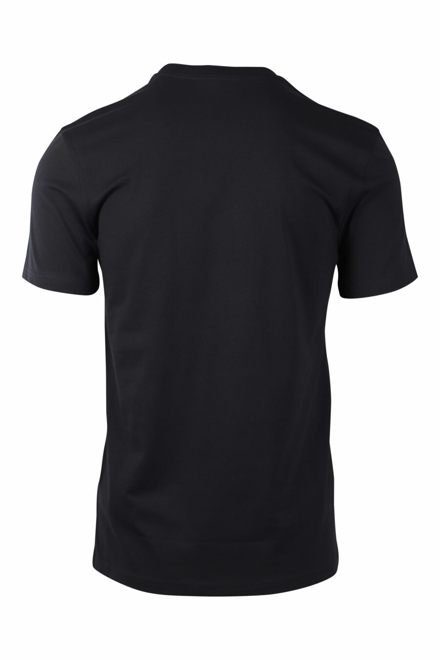 Camiseta negra con maxilogo plata - IMG 1468