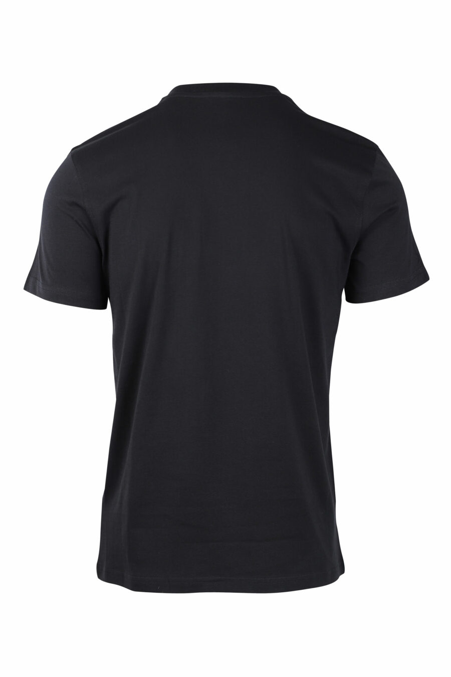 Moschino - Camiseta negra con maxilogo oso monocromático - BLS Fashion