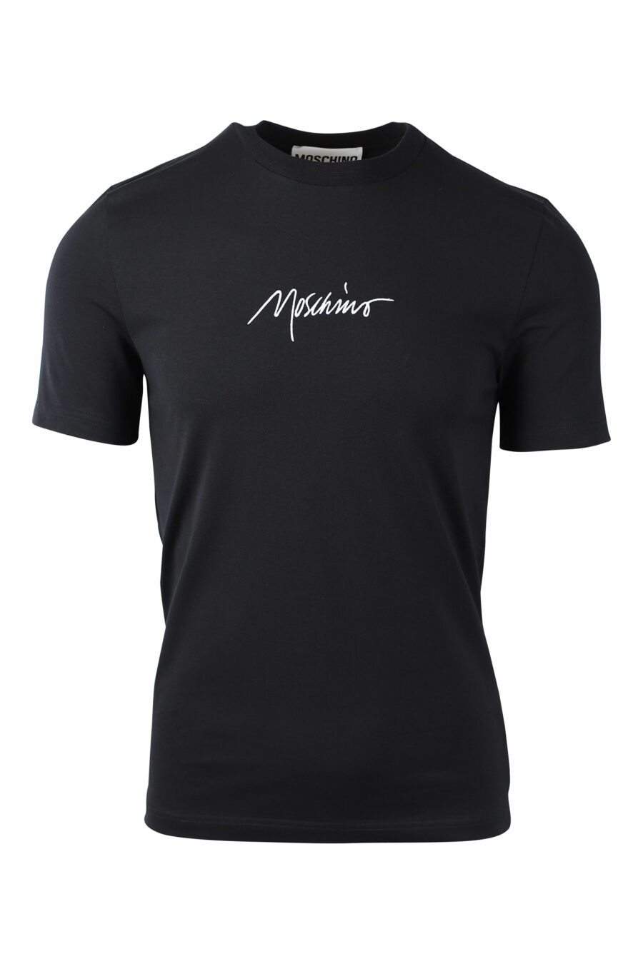 Black T-shirt with "signature" logo - IMG 1485
