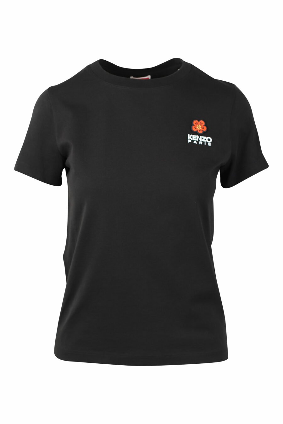 Schwarzes T-Shirt mit rotem Minilogo - IMG 1514