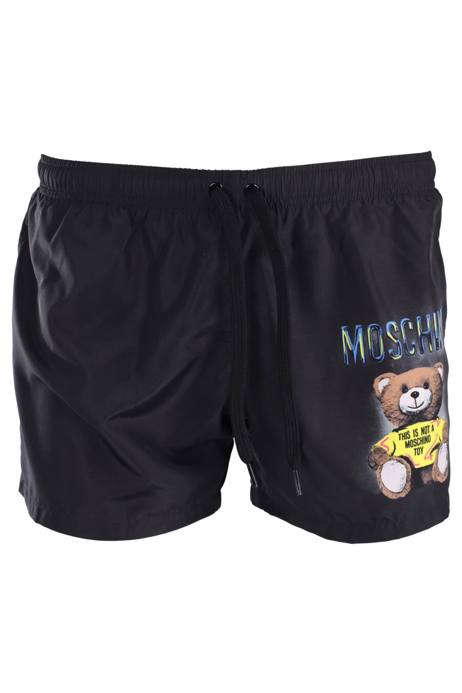 Black swimming costume with side bear logo - IMG 1582