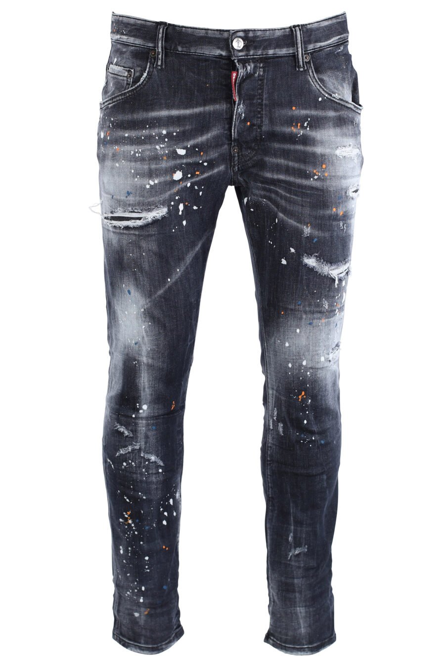 Schwarze "Skater-Jeans" mit Rissen - IMG 1608