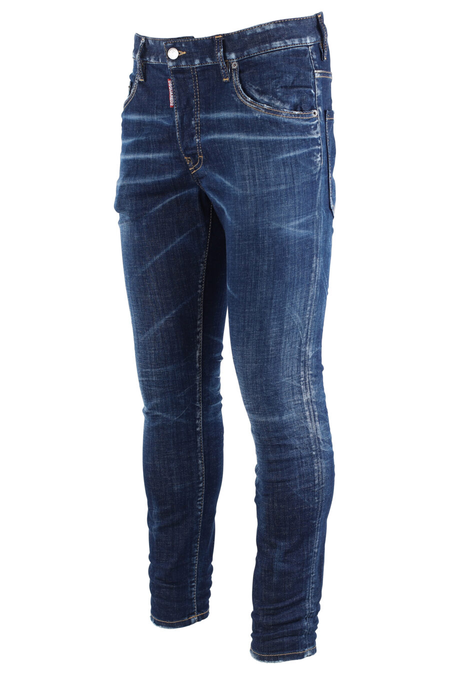 Pantalon en denim "24 seven skater jean" bleu semi-usé - IMG 1614