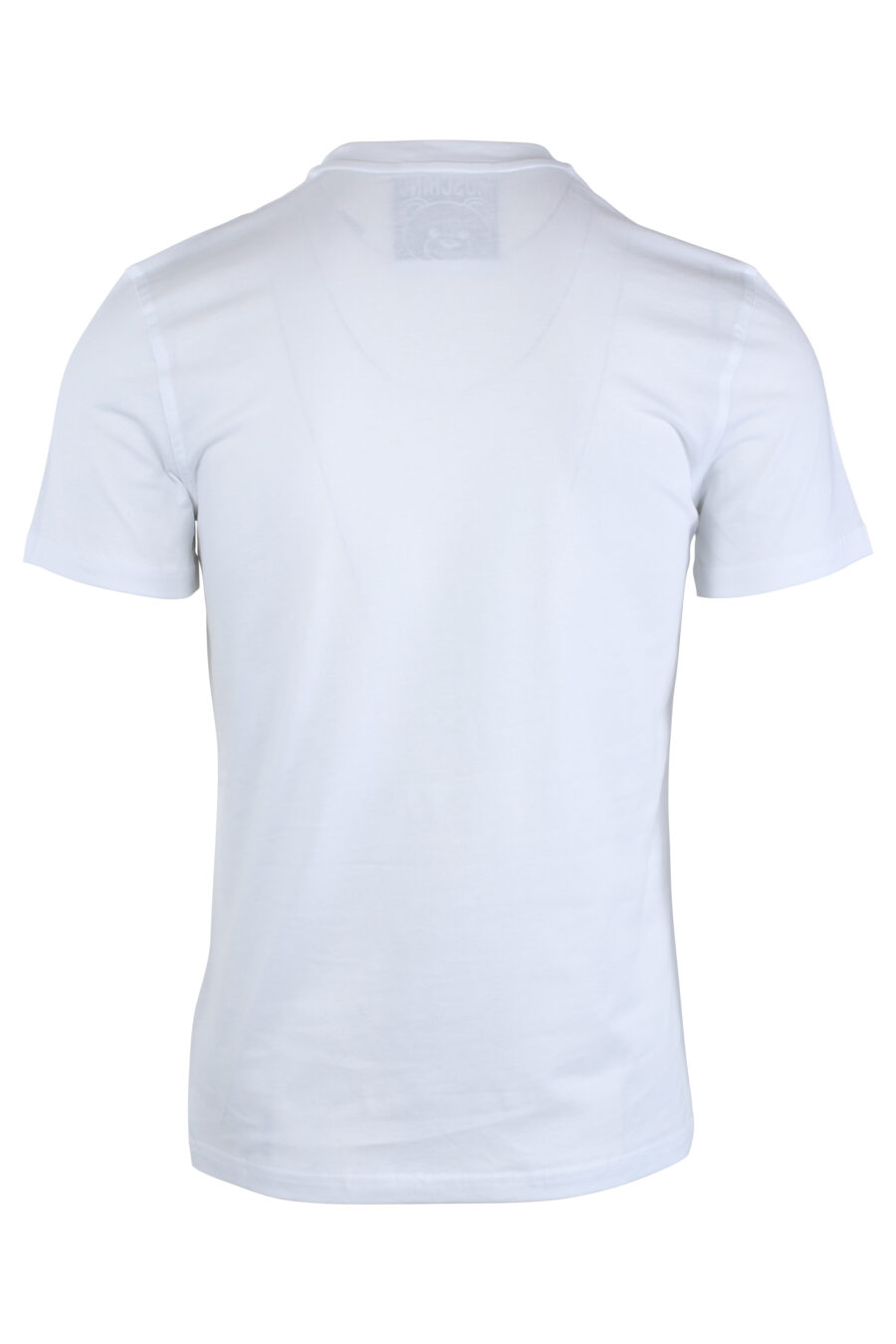 T-shirt branca com minilogo de urso monocromático - IMG 1650