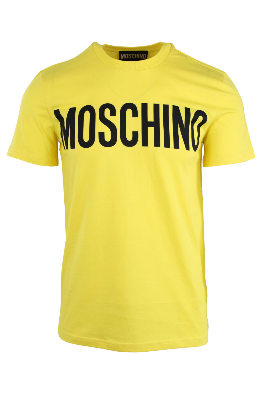 Gelbes T-Shirt mit schwarzem Maxilogo - IMG 1659