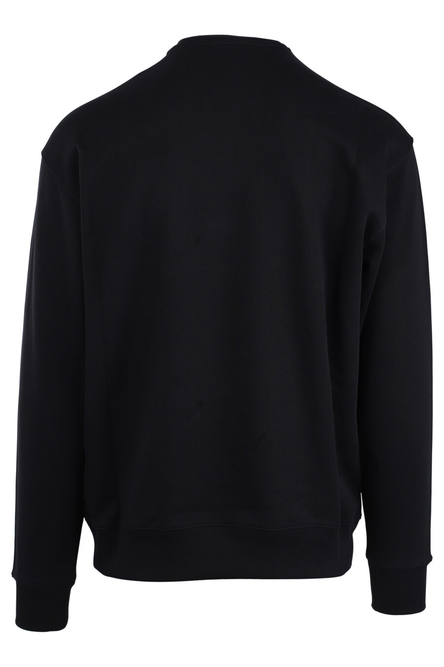 Black sweatshirt with monochrome rubber bear maxilogo - IMG 1668