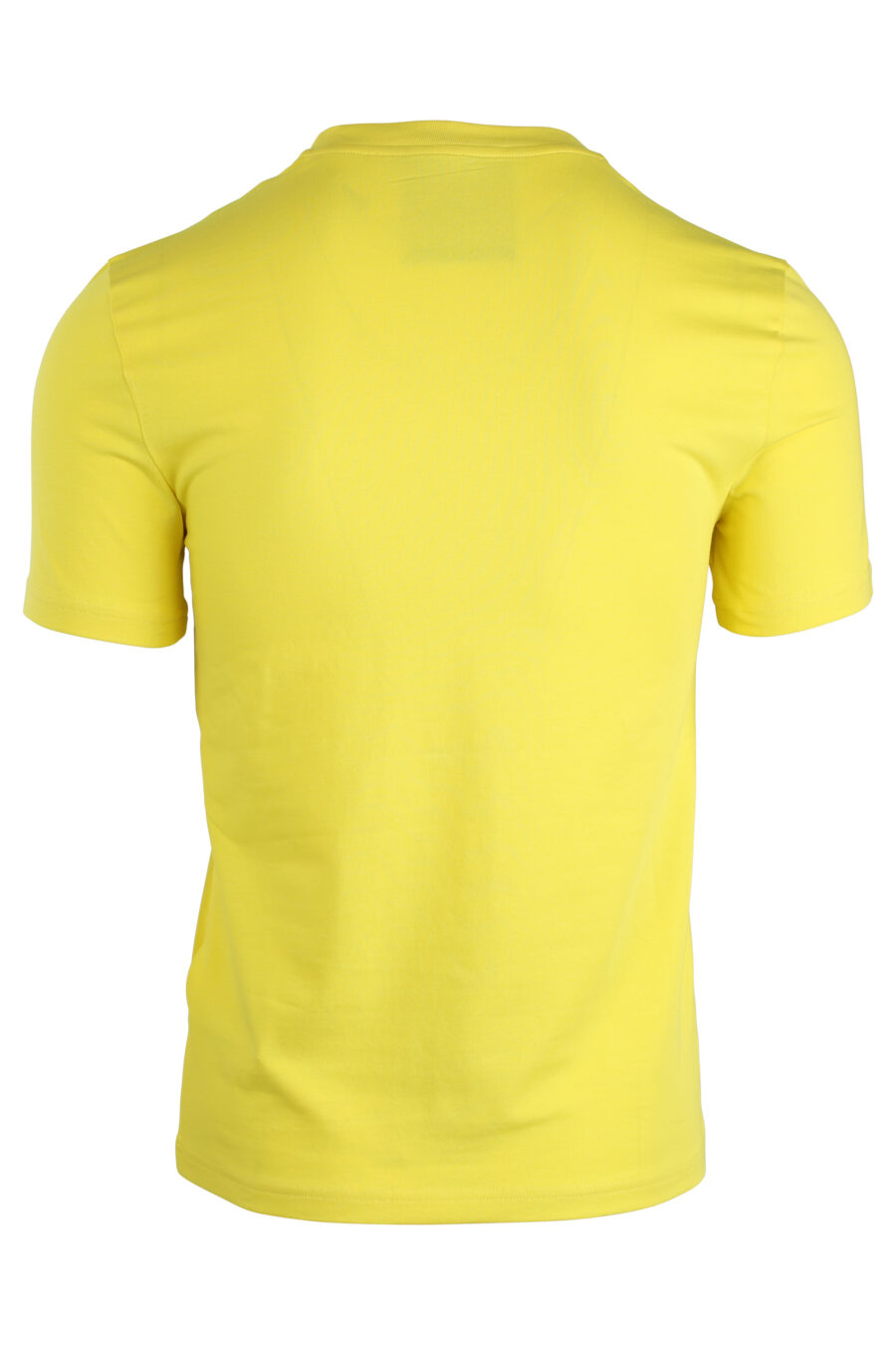 Yellow T-shirt with maxi double "smiley" logo - IMG 1675