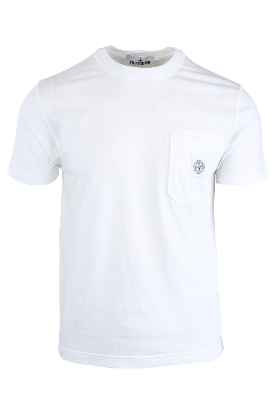 Weißes T-Shirt mit Tasche - IMG 1685