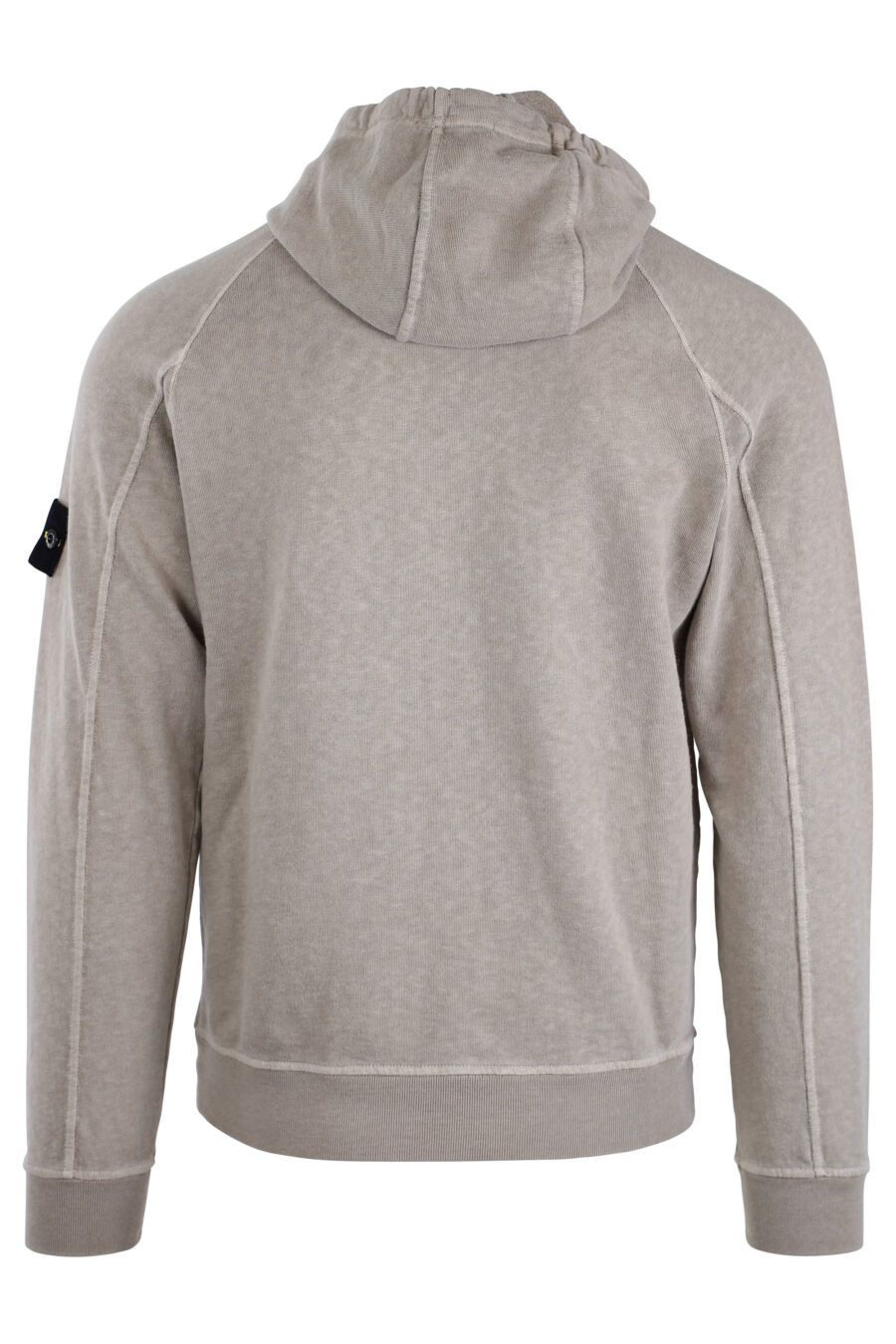 Beige sweatshirt with patch - IMG 1690