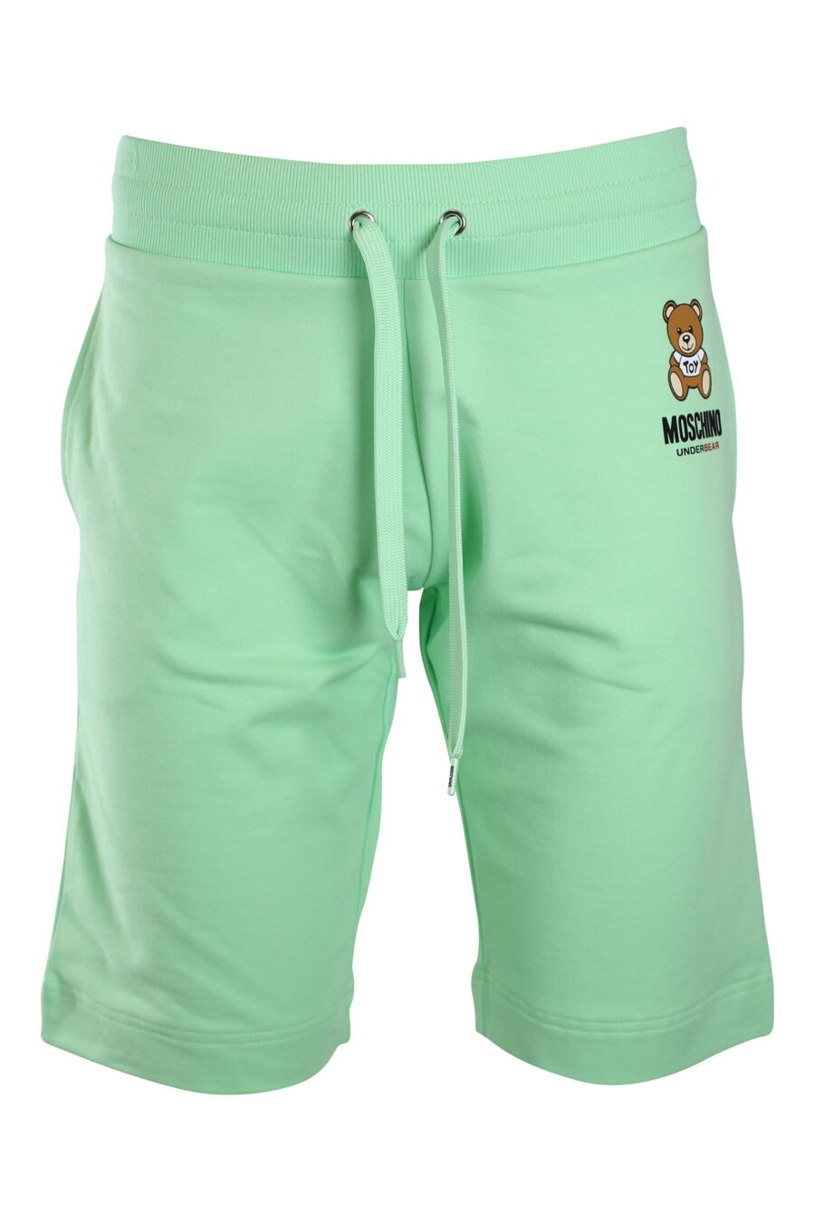 Pantalón de chándal corto verde menta con minilogo oso "underbear" - IMG 2217