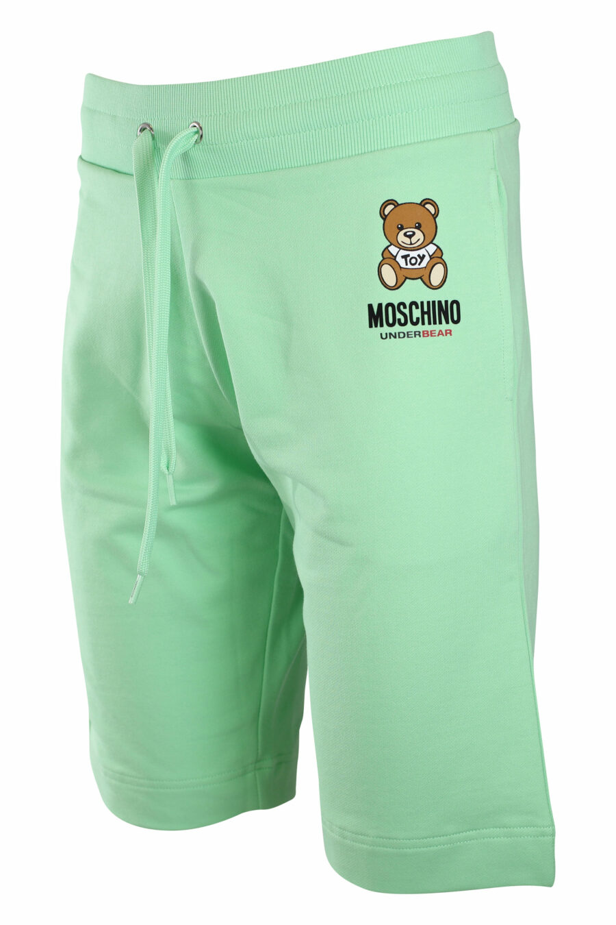 Pantalón de chándal corto verde menta con minilogo oso "underbear" - IMG 2219