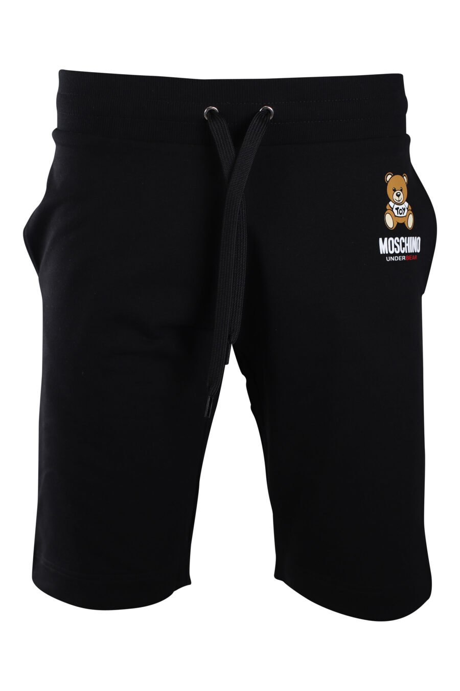 Pantalón de chándal corto negro con minilogo oso "underbear" - IMG 2228