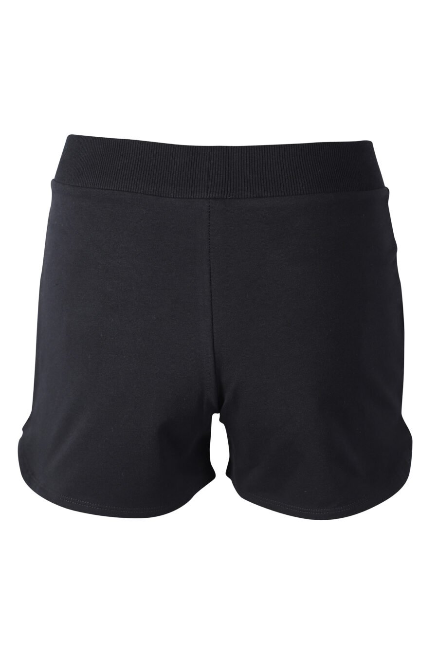 Pantalón de chándal corto negro con minilogo "animal print" - IMG 2291