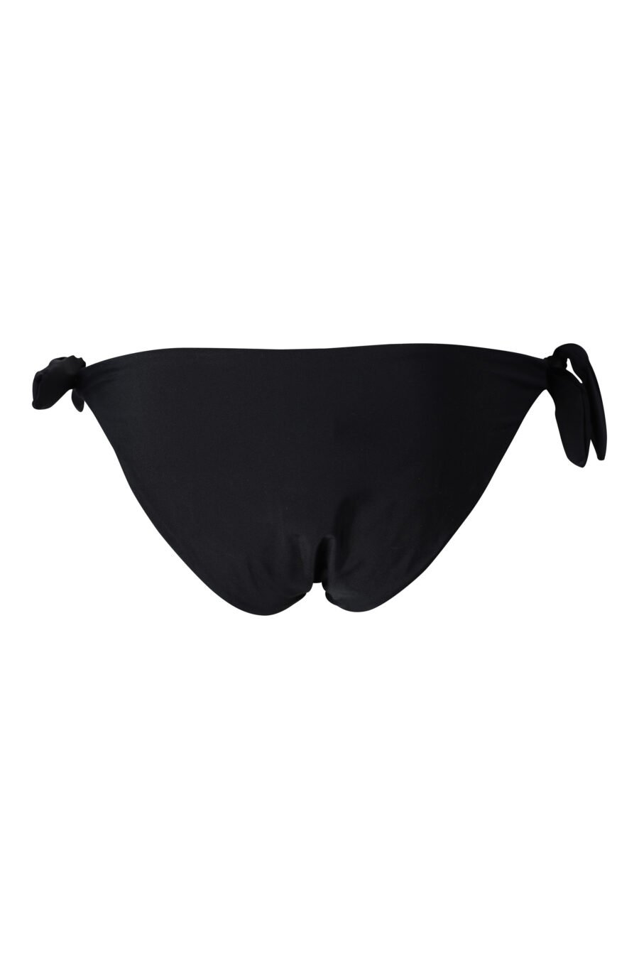 Black bikini bottoms with "animal print" maxi bikini top and side tie - IMG 2312