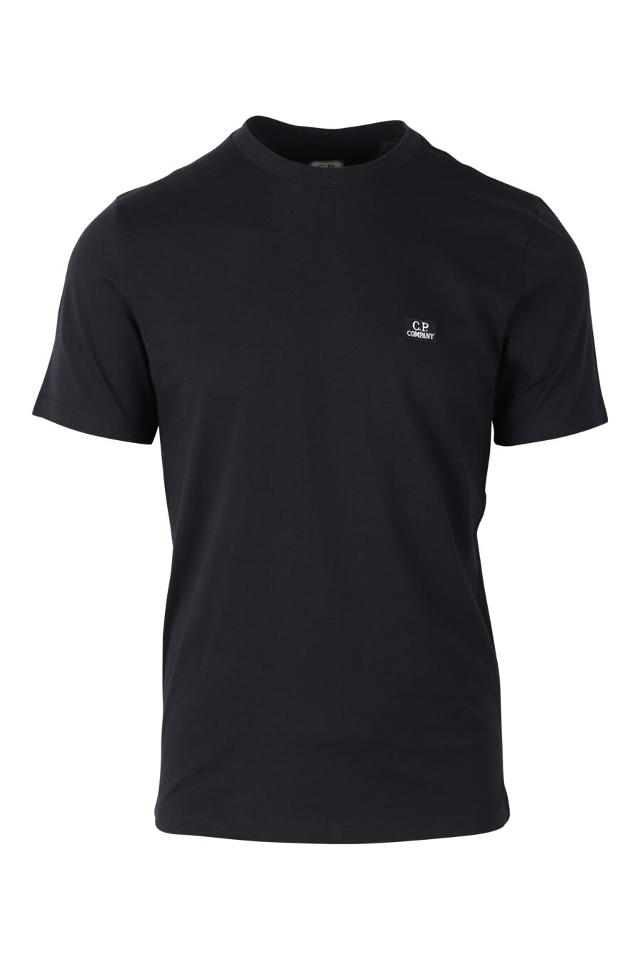 Schwarzes T-Shirt mit Logoaufnäher - IMG 2385