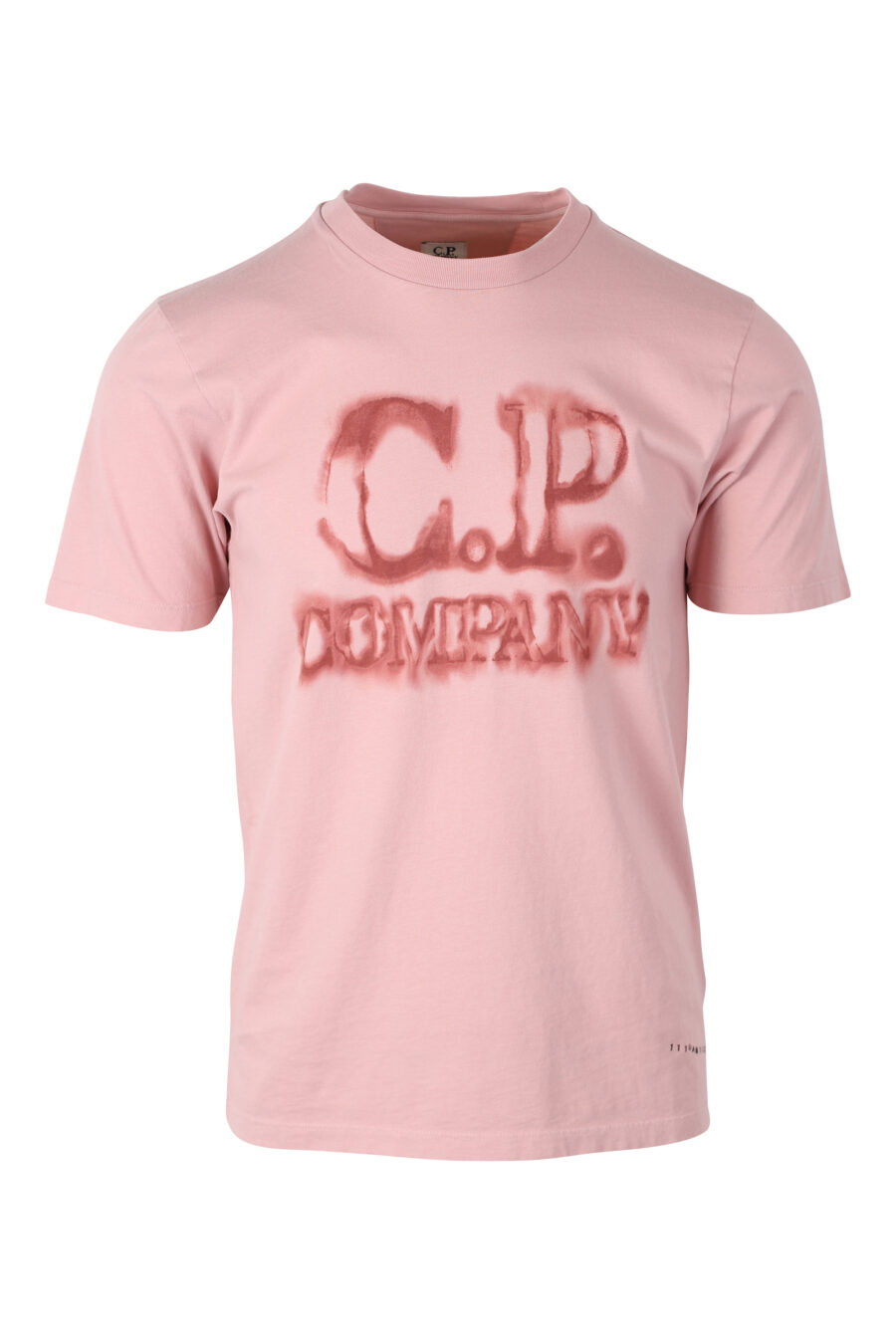 T-shirt cor-de-rosa com maxilogo "spray" - IMG 2401