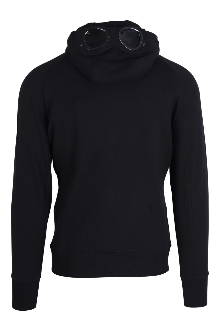 Schwarzes Sweatshirt mit verstellbarer Brillenkapuze - IMG 2436