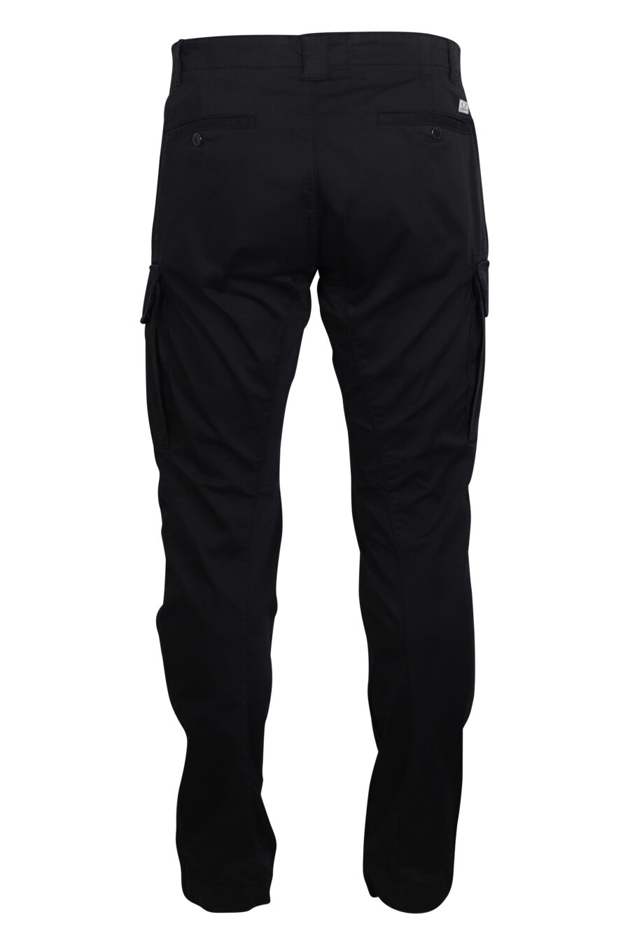 Pantalon cargo noir avec mini-logo circulaire - IMG 2470 1