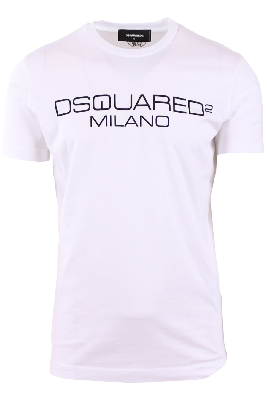 Camiseta blanca maxilogo "dsquared2 milano" - IMG 3569 1