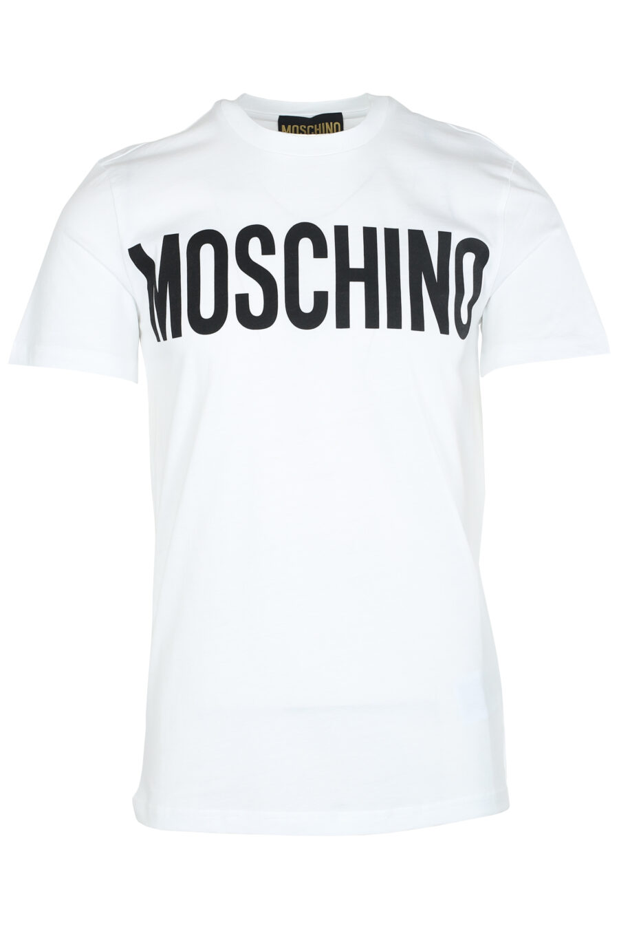 Weißes T-Shirt mit schwarzem Maxilogo - IMG 6172
