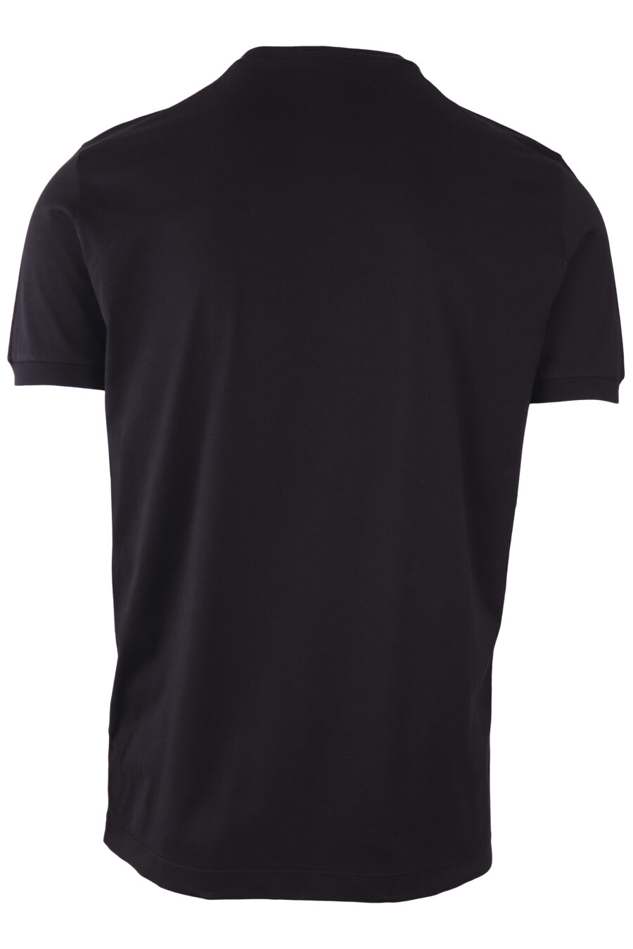 Camiseta negra con maxilogo "milano italy" - IMG 7714