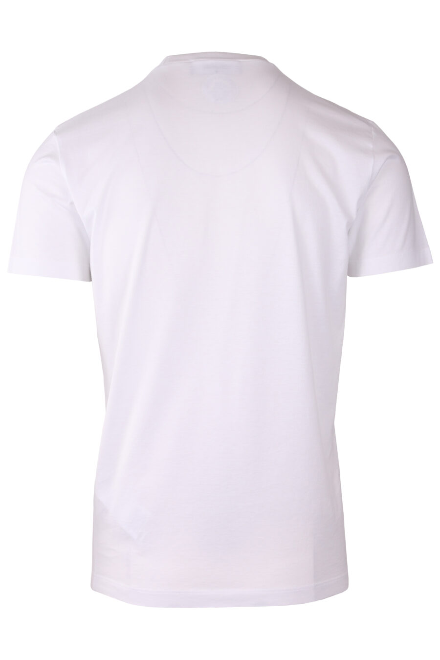 T-shirt blanc avec texte maxilogo "dean and dan caten" - IMG 8980