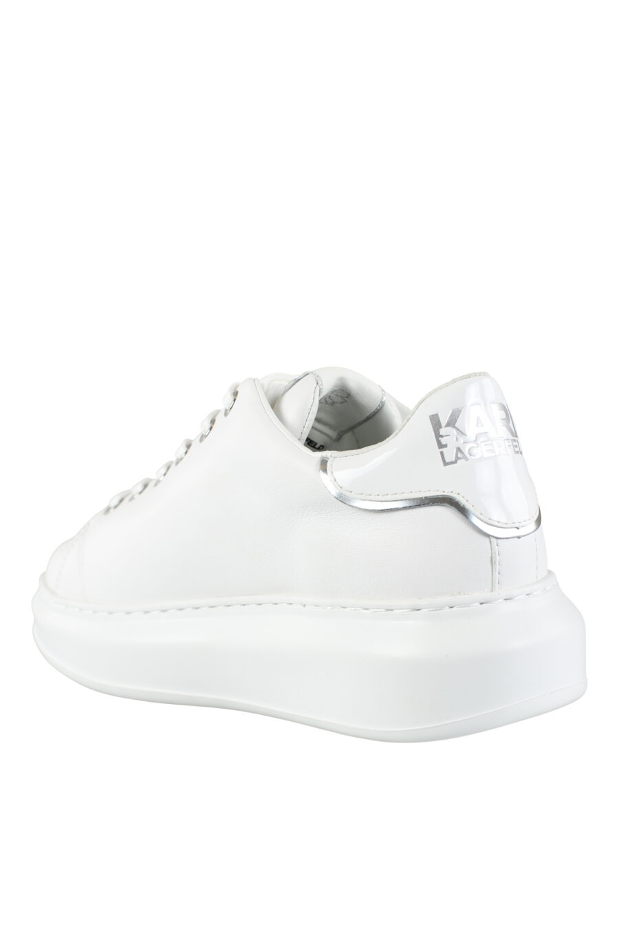 Zapatillas blancas con logo lettering "rue st guillaume" plateado - IMG 9568 1
