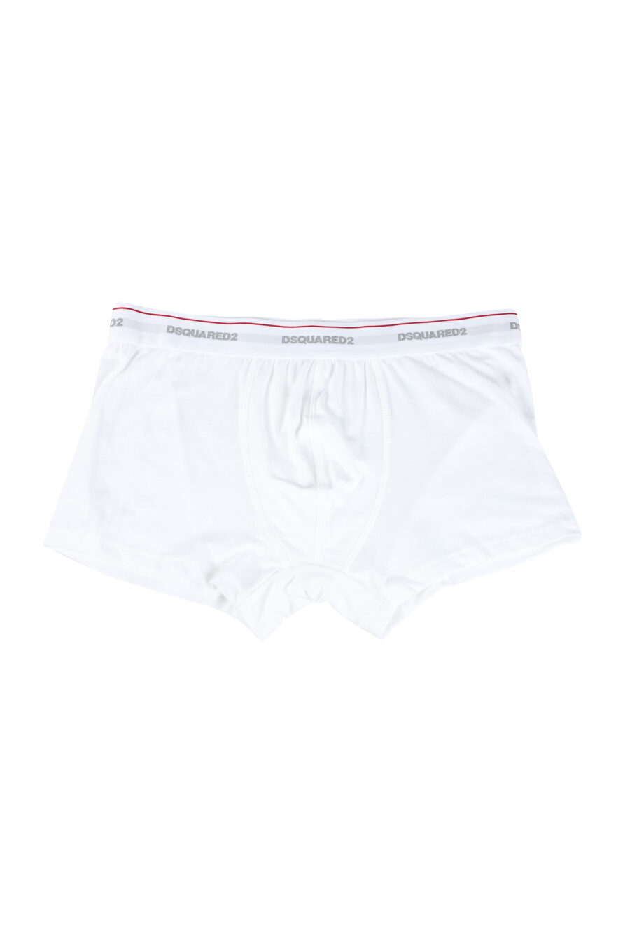 Pack of three white boxers with logo on waistband - IMG 9649