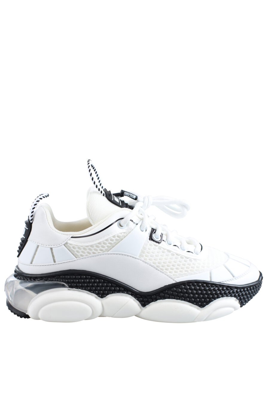 Trainers white with black mesh "bolla35" - IMG 1956