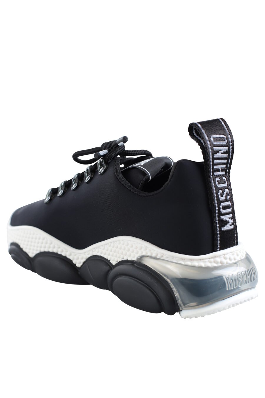 Black and white neoprene trainers with teddy sole - IMG 1964