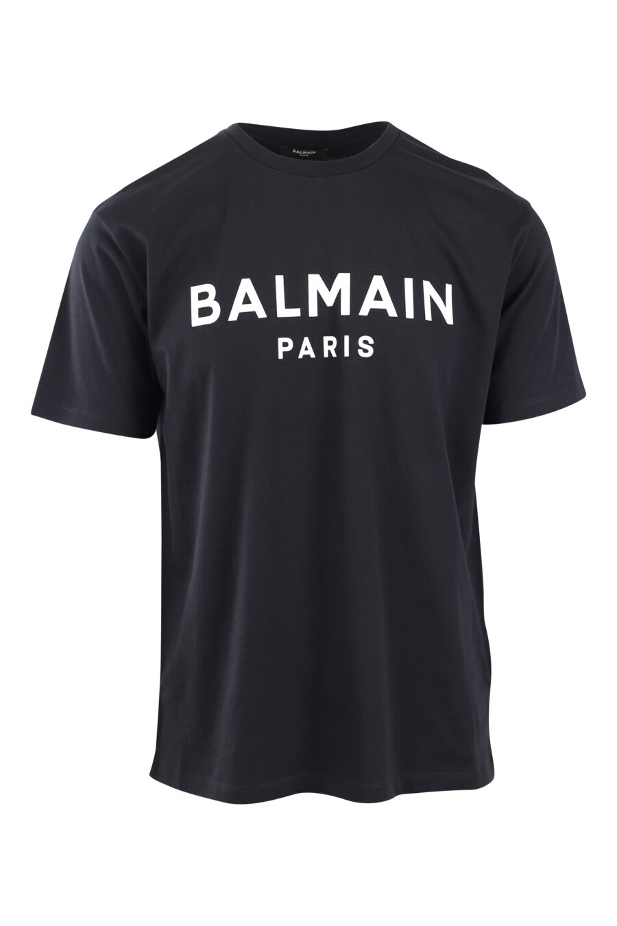 T-shirt preta com maxilogo "paris" branco - IMG 2579