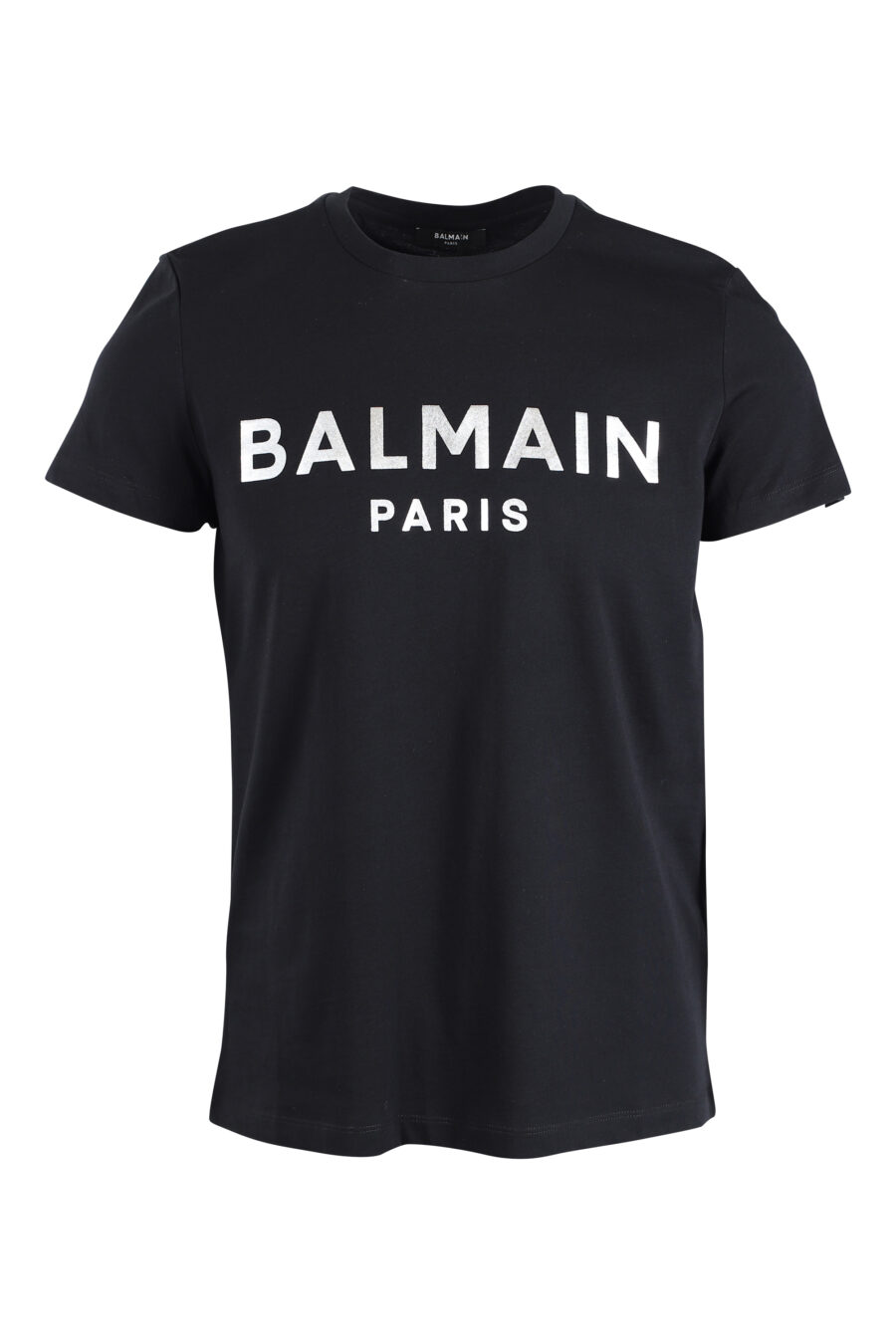 Schwarzes T-Shirt mit silbernem Maxilogo "paris" - IMG 2589