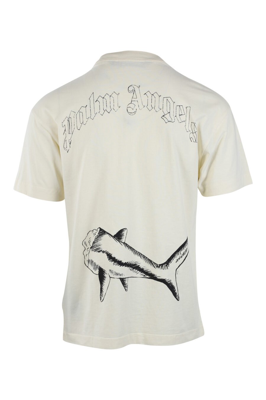 Camiseta beige con estampado tiburón - IMG 2596