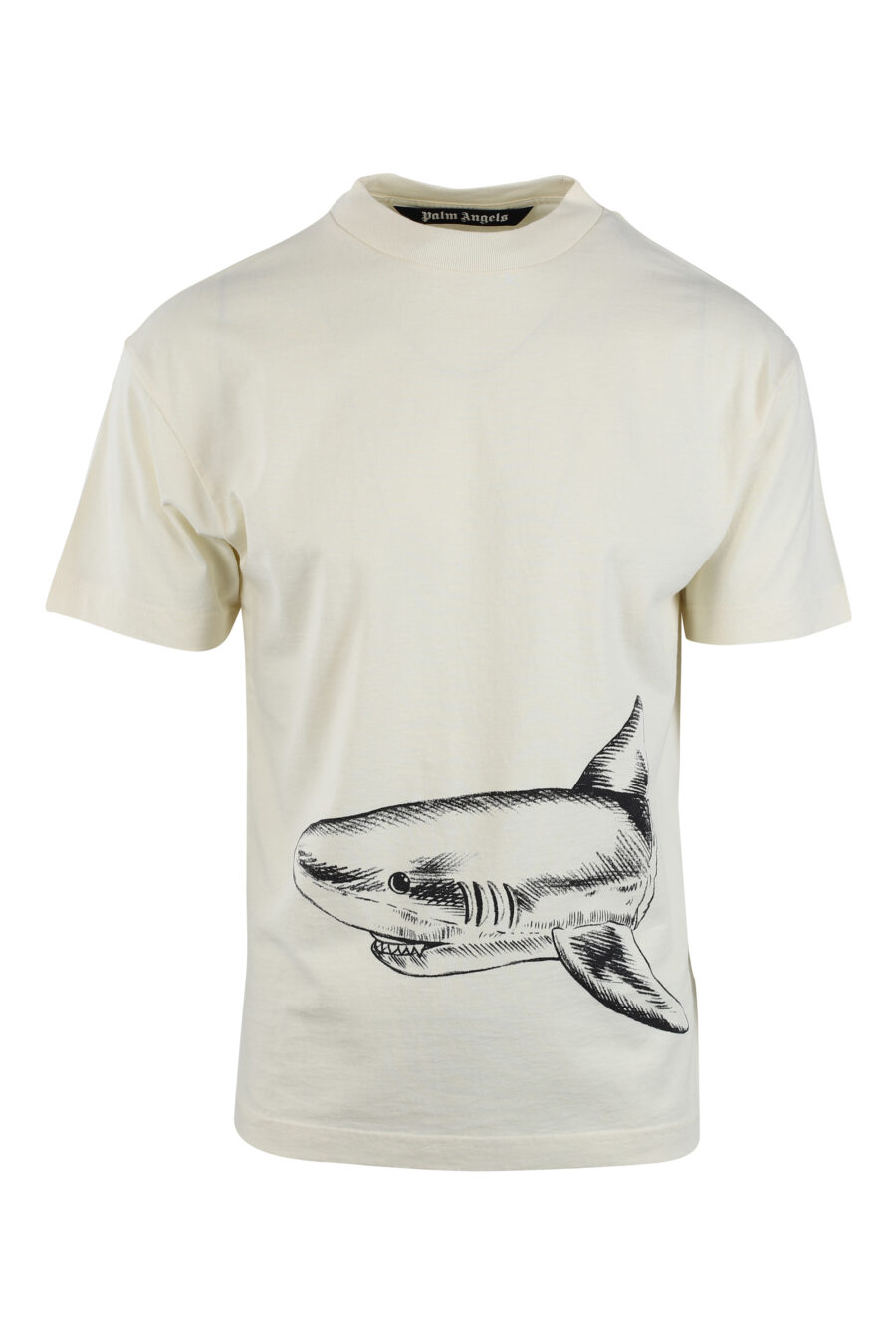 Camiseta beige con estampado tiburón - IMG 2598
