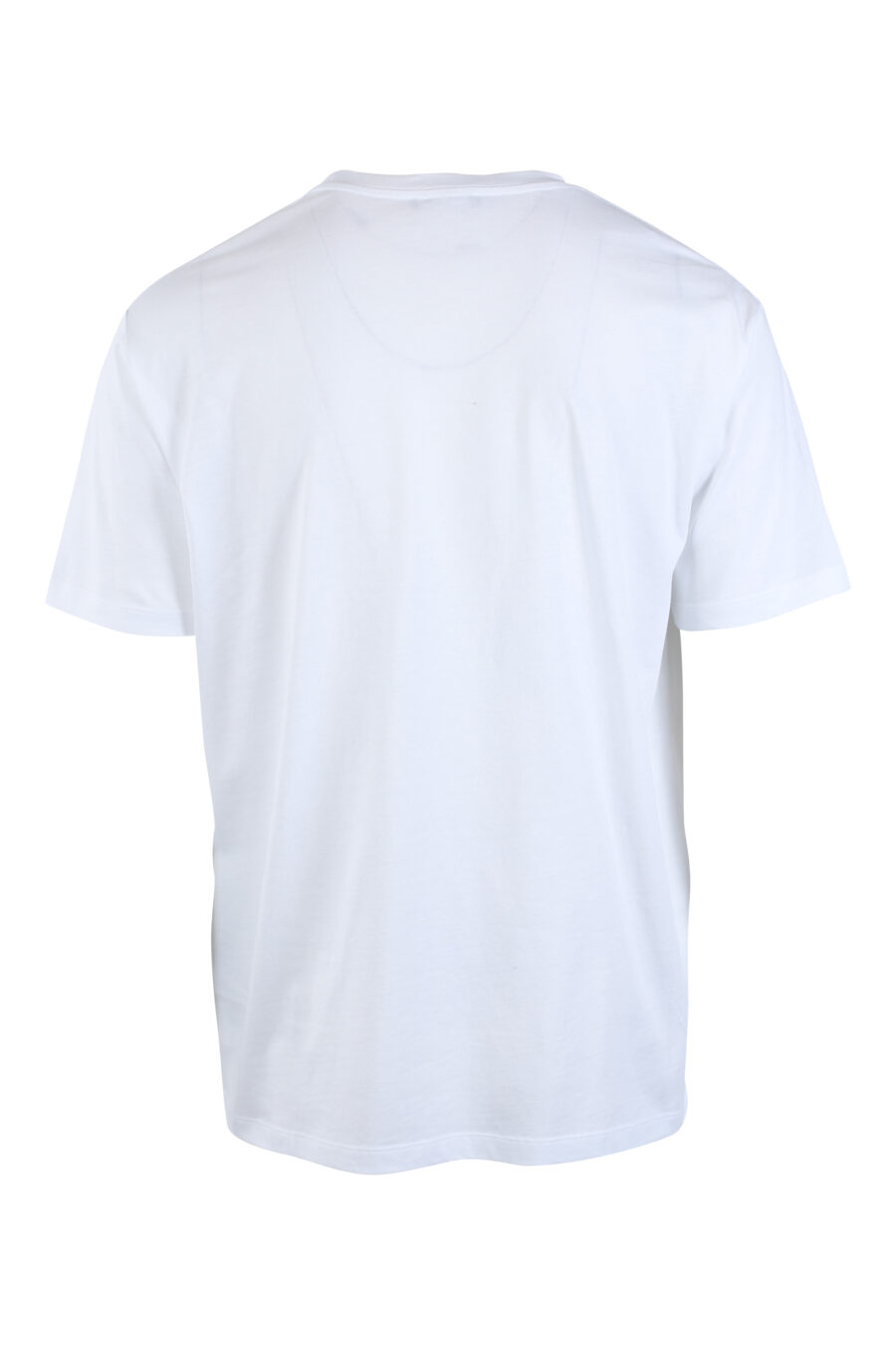 White T-shirt with black "paris" maxilogo - IMG 2608