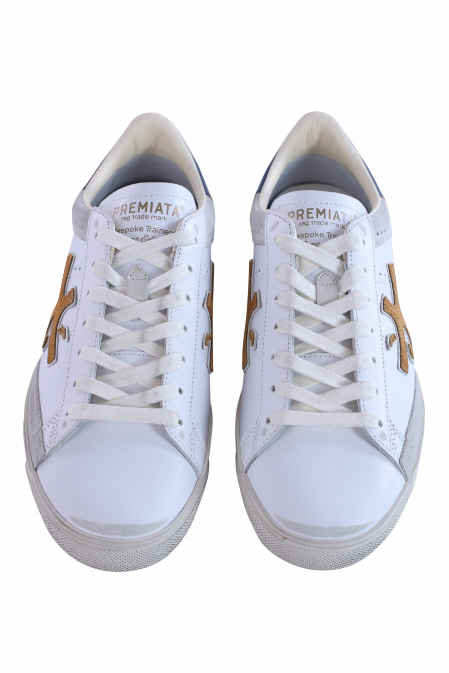 Zapatillas blancas con gris y marrón "steven 5771" - IMG 2958