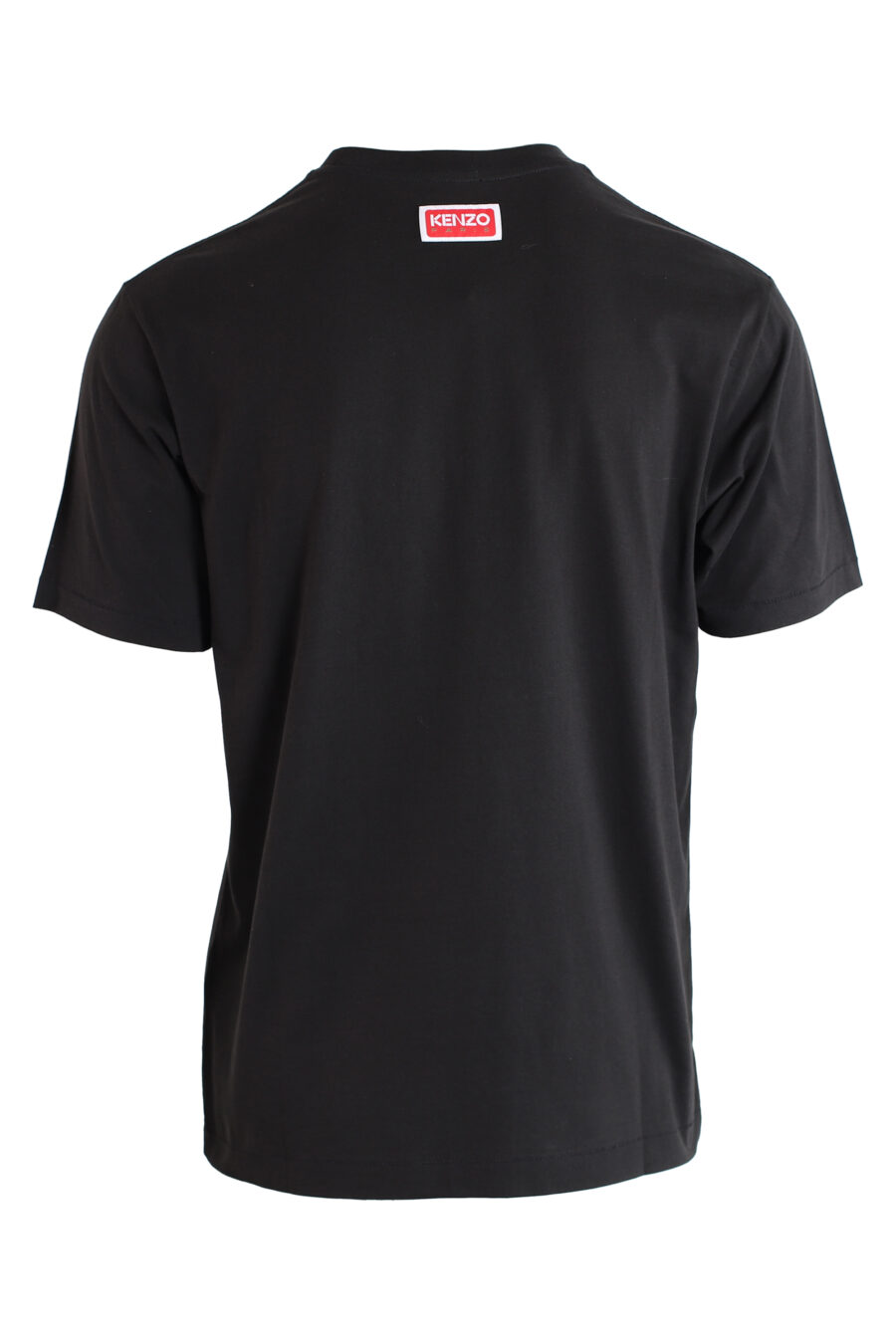 Schwarzes T-Shirt mit "Blumen"-Logo - IMG 3175