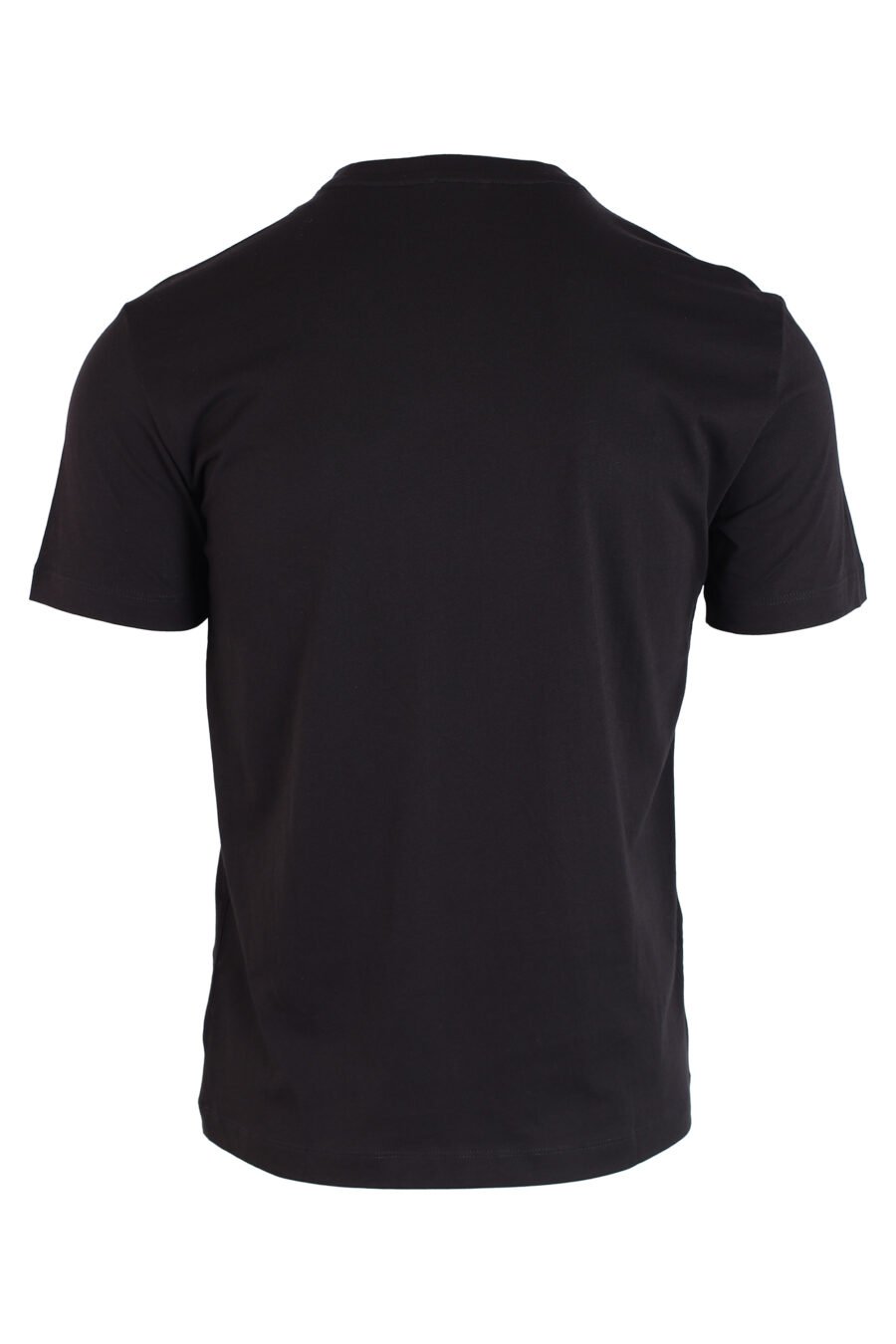 T-shirt noir avec maxilogo et points dorés - IMG 3248