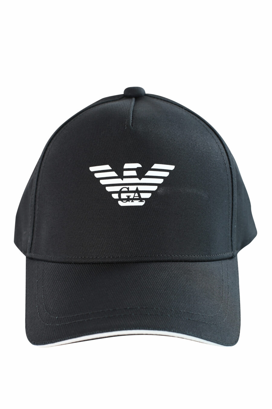 Schwarze Mütze mit weißem Adler-Logo - IMG 3717