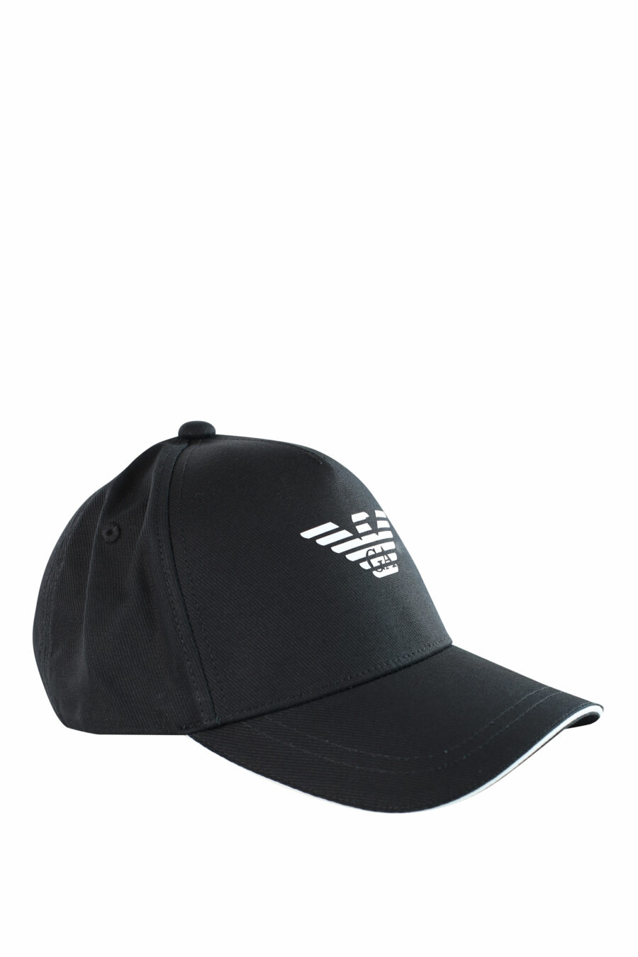 Schwarze Mütze mit weißem Adler-Logo - IMG 3718