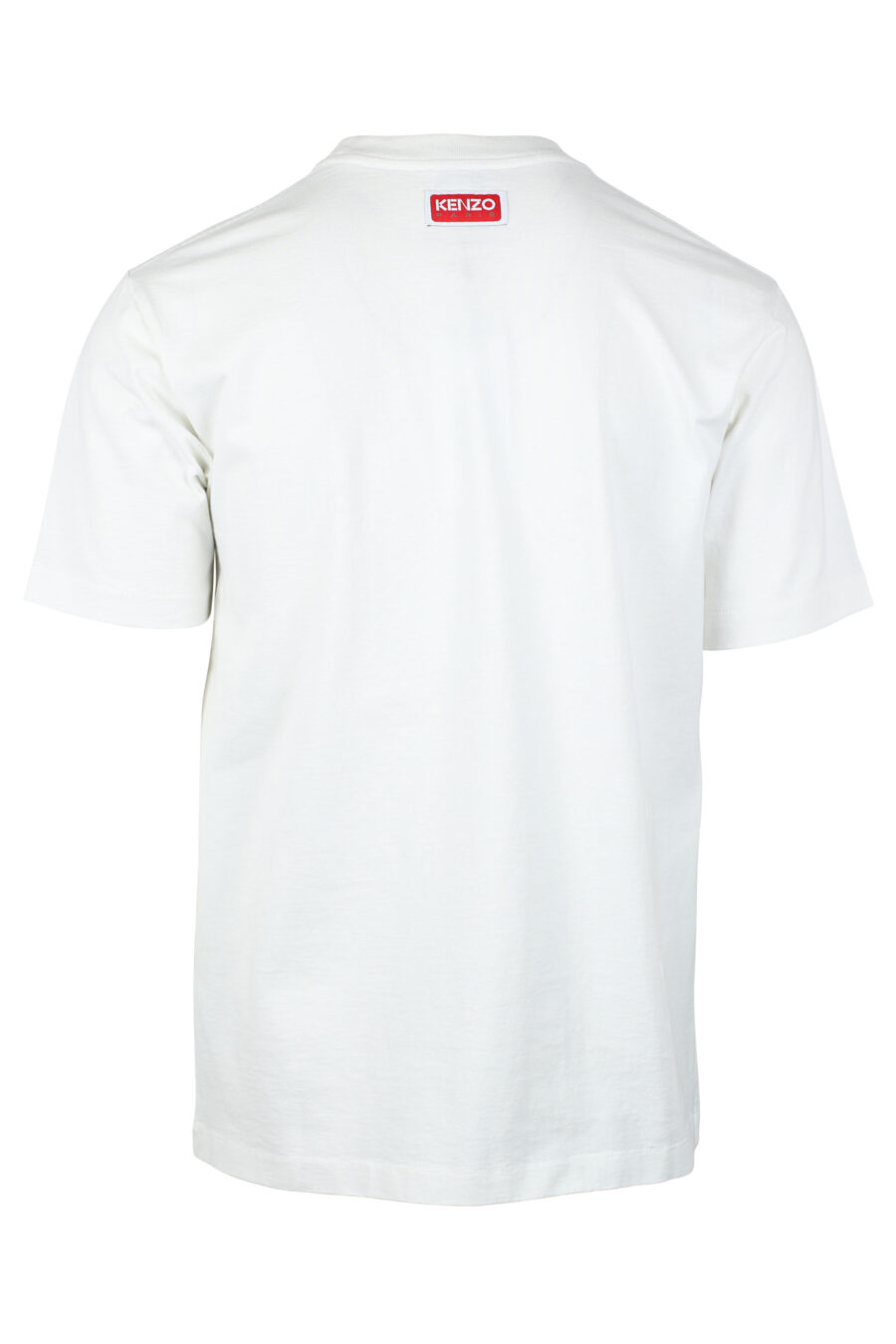 Weißes T-Shirt mit lila "K" Maxilogo - IMG 4682