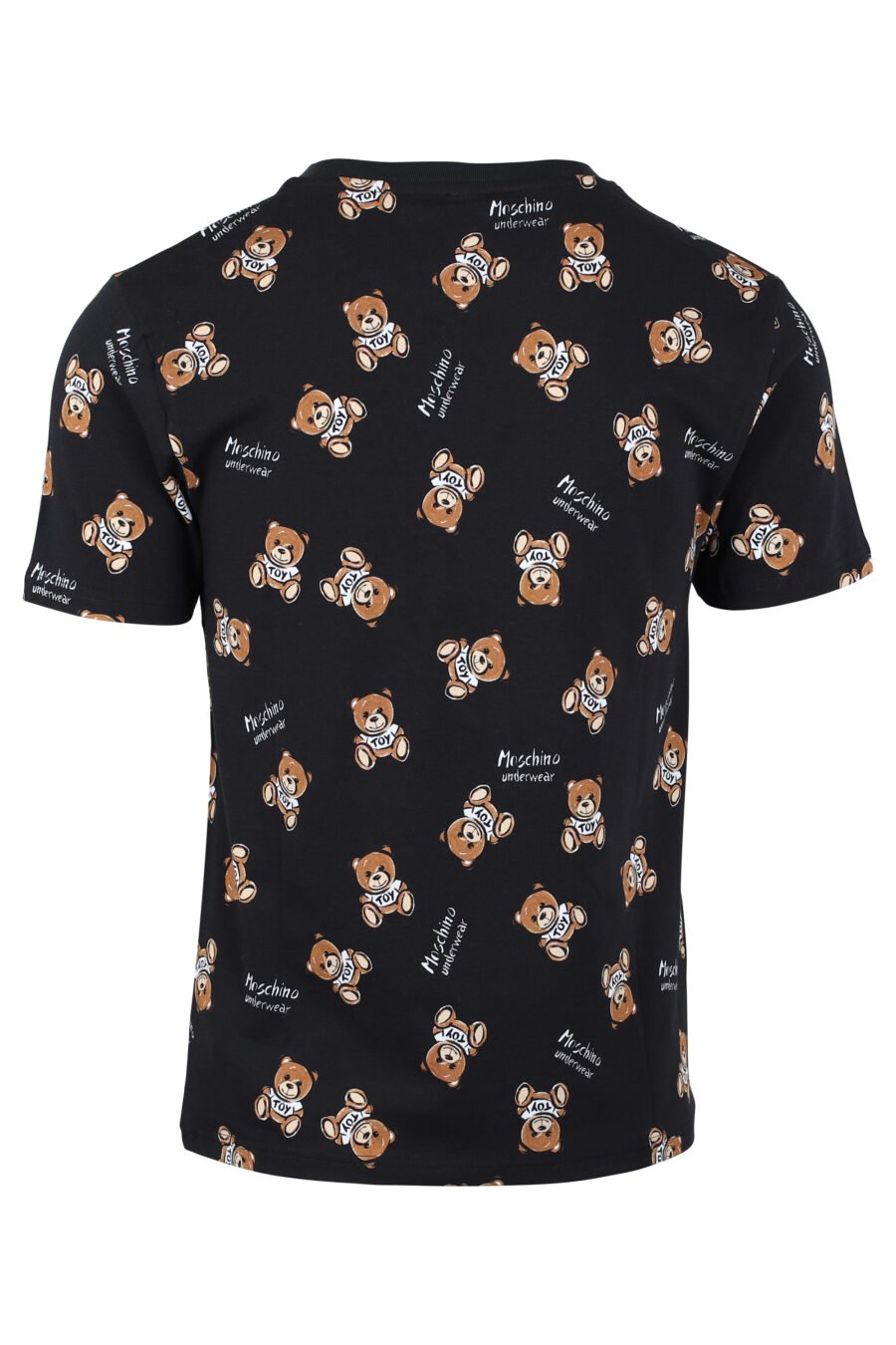 T-shirt noir avec logo de l'ours "all over" - IMG 4700