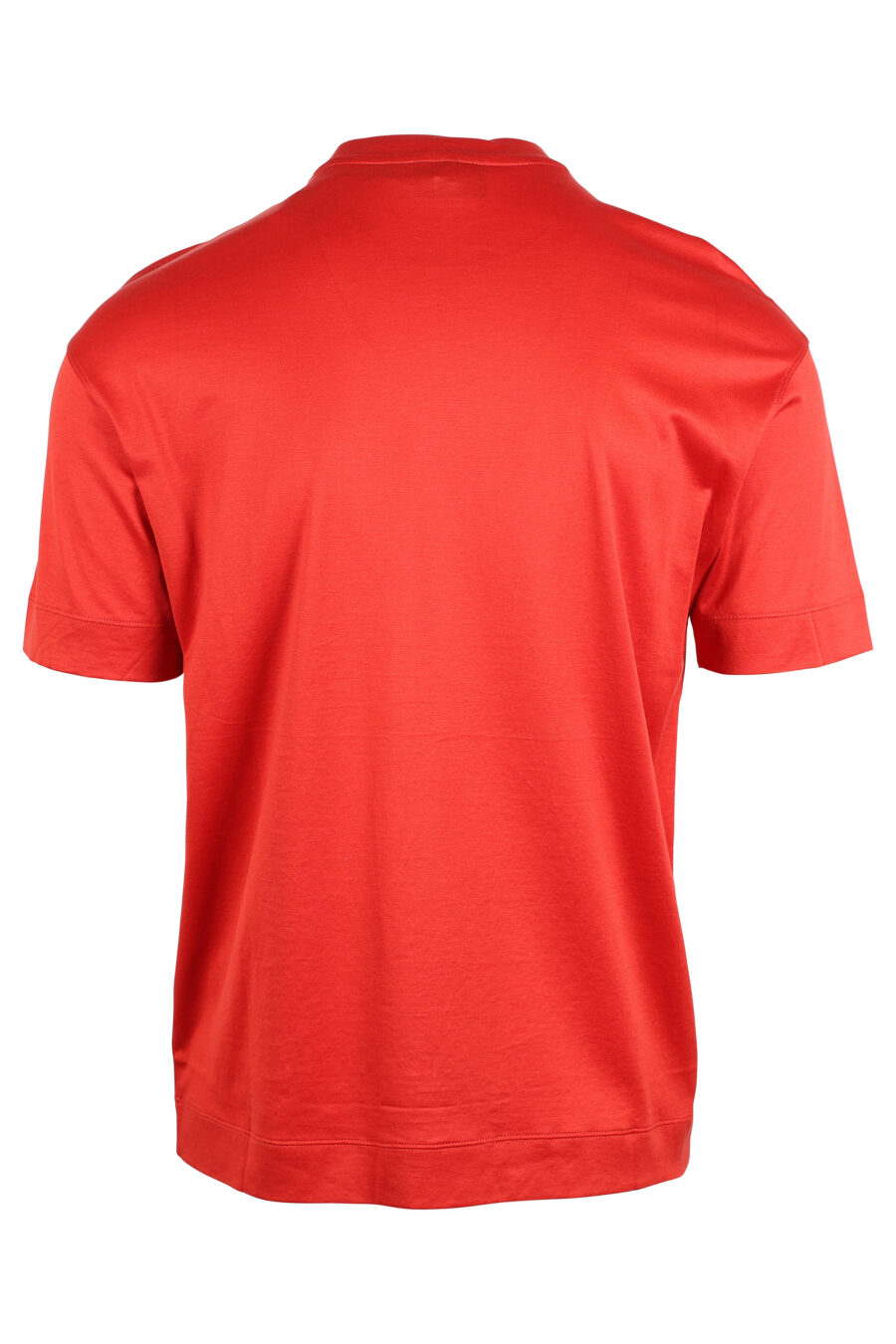 Rotes T-Shirt mit einfarbigem Maxilogo - IMG 4746