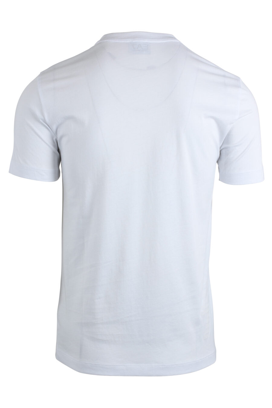 Weißes T-Shirt mit silbernem Maxilogo aus Gummi - IMG 4792