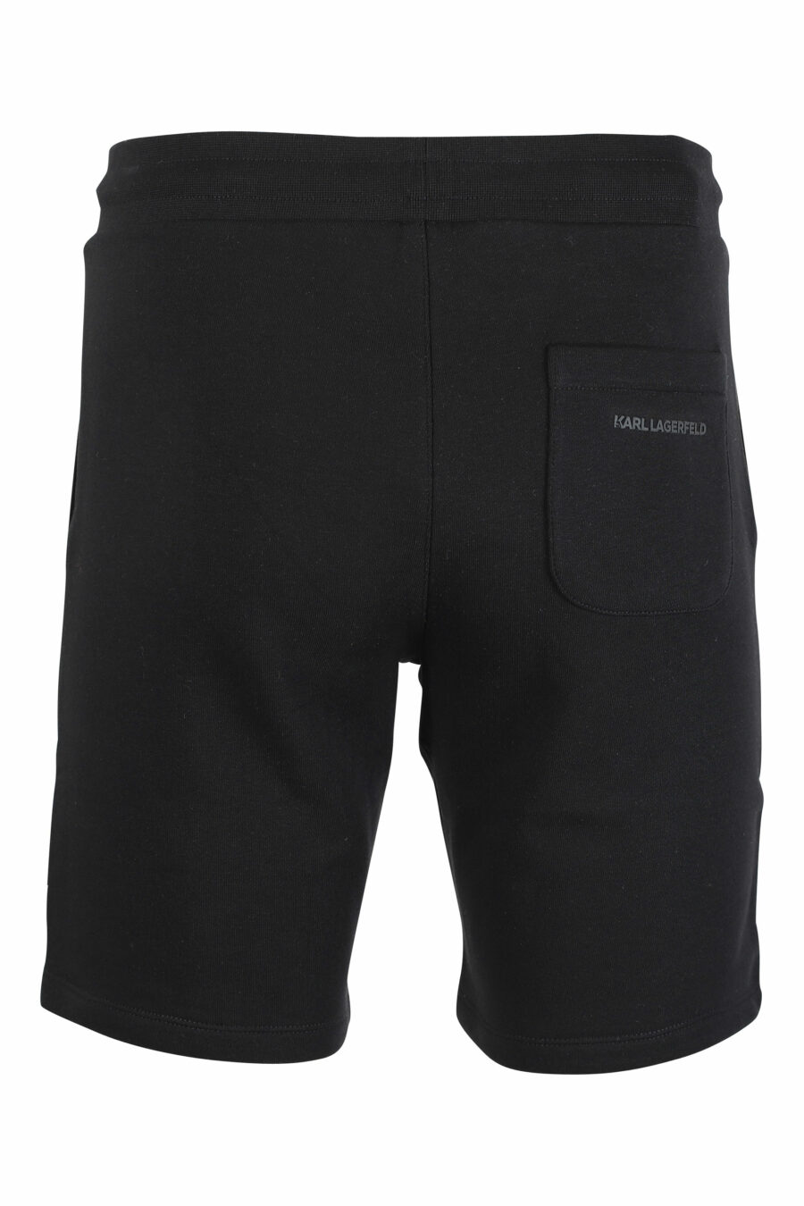 Pantalón de chándal negro corto con minilogo "rue st guillaume" - IMG 9512