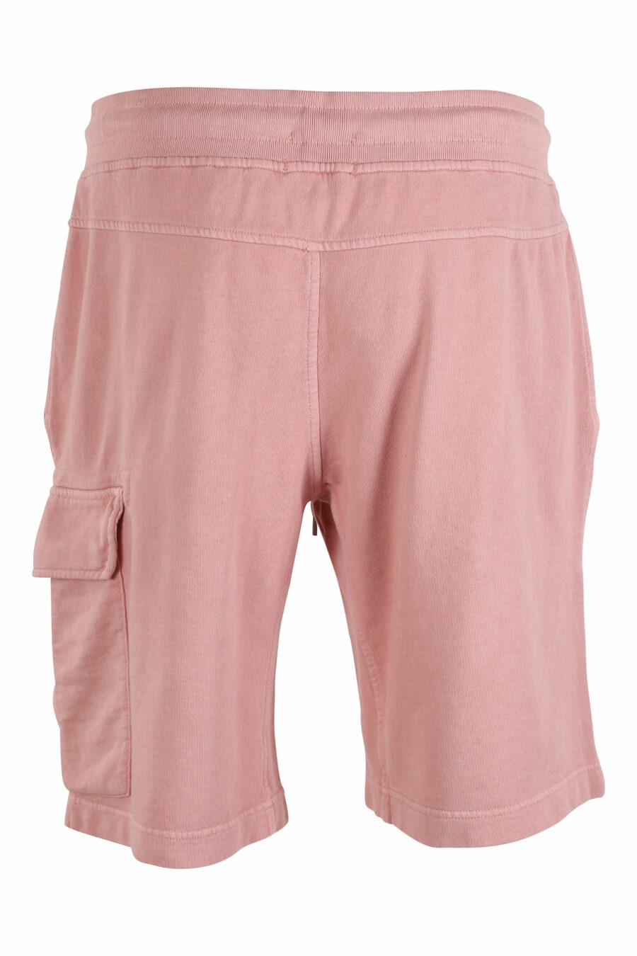 Pantalón de chándal corto rosa estilo cargo con minilogo circular - IMG 9521
