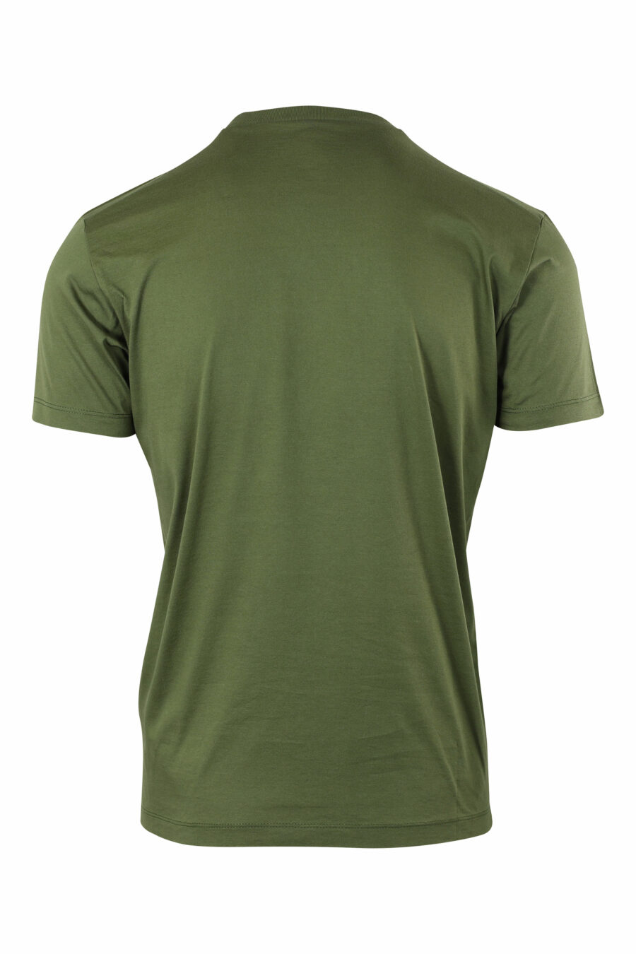 Camiseta verde con maxilogo multicolor - IMG 9654