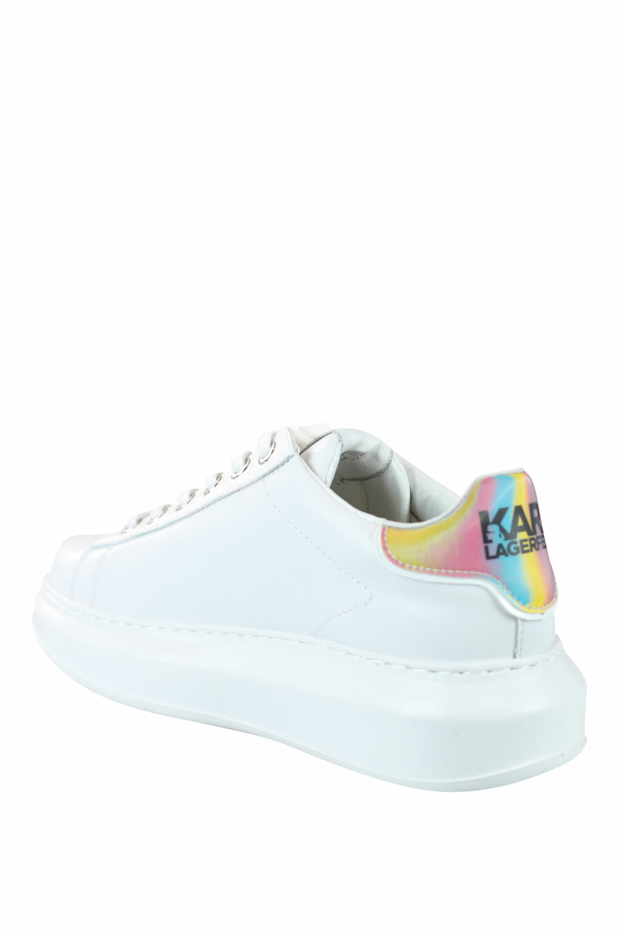 Zapatillas blancas con logo multicolor "rue st-guillaume" - IMG 0011